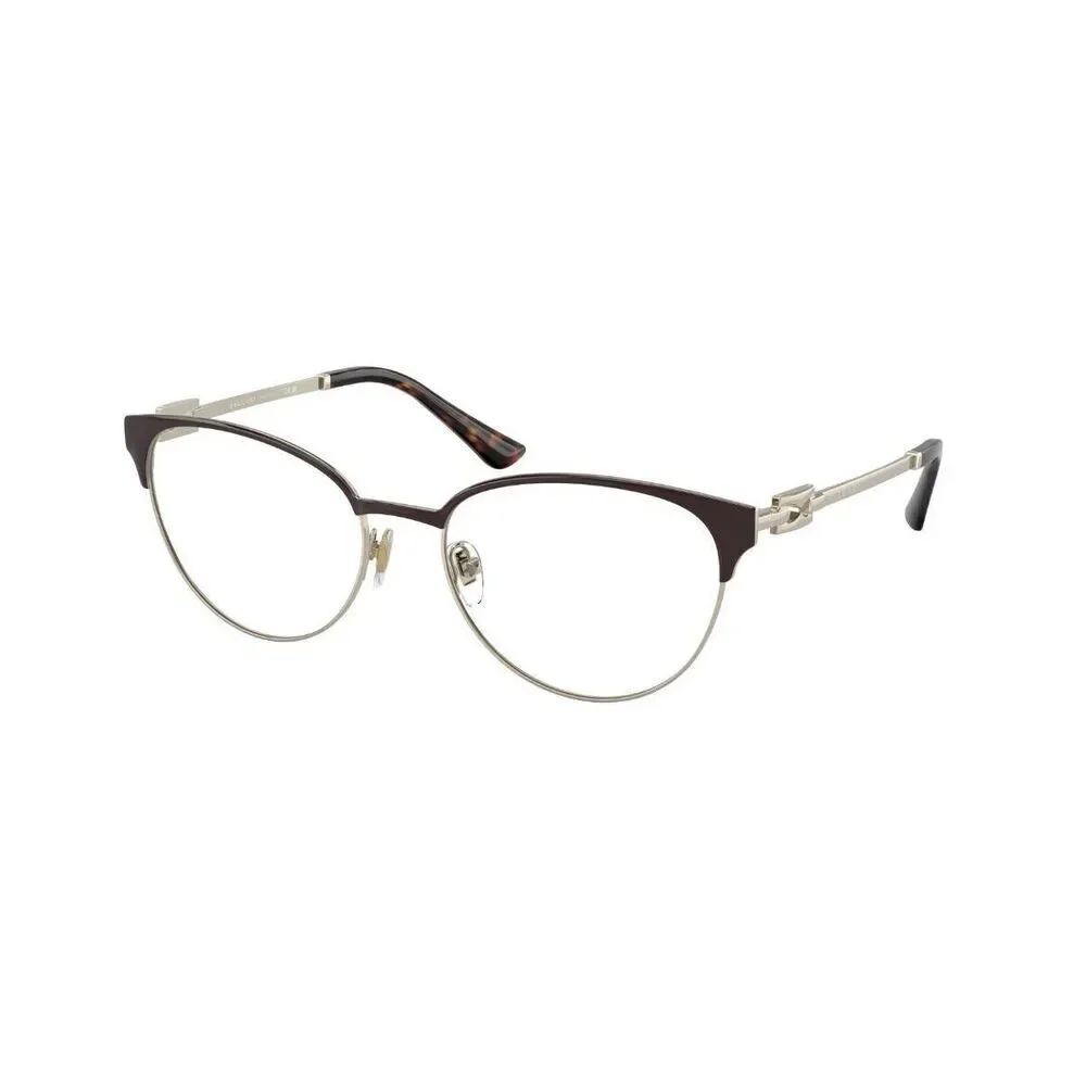 NWT Bvlgari BV2247 Brown Gold 54mm Eyeglasses
